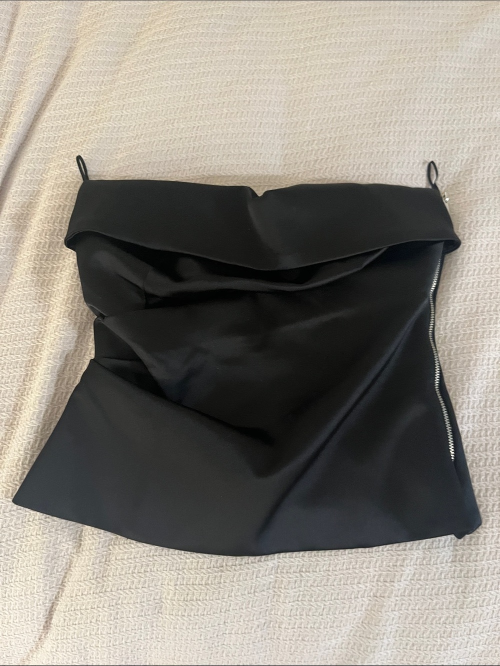 Zara Black Strapless Top